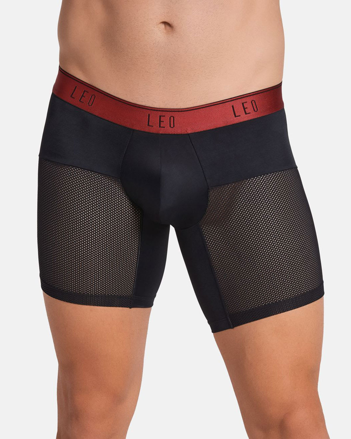 5-Pack High-Tech Mesh Boxer Briefs with Ergonomic Pouches