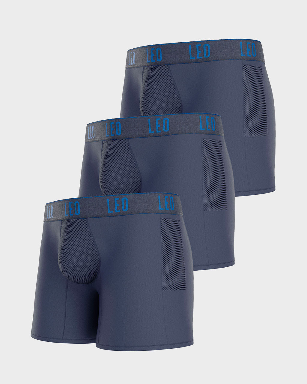 3-Pack Long Athletic Boxer Briefs