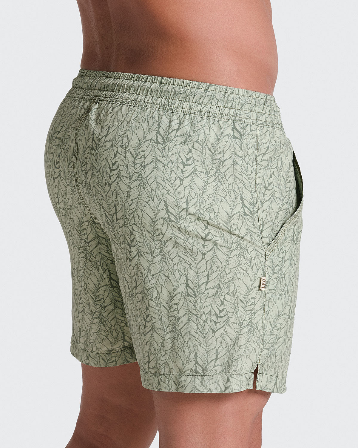 5" Eco-Friendly Men's Swim Trunk with Soft Inner Mesh Lining