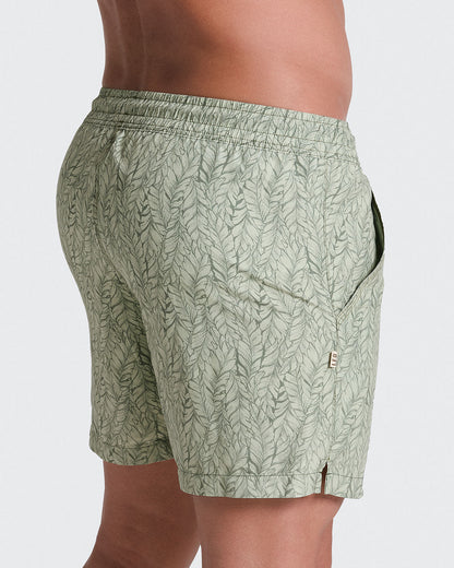 5" Eco-Friendly Men's Swim Trunk with Soft Inner Mesh Lining