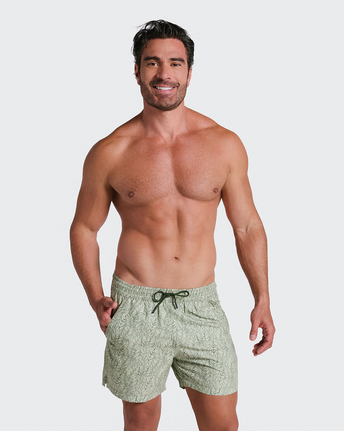 5" Eco-Friendly Men's Swim Trunk with Soft Inner Mesh Lining