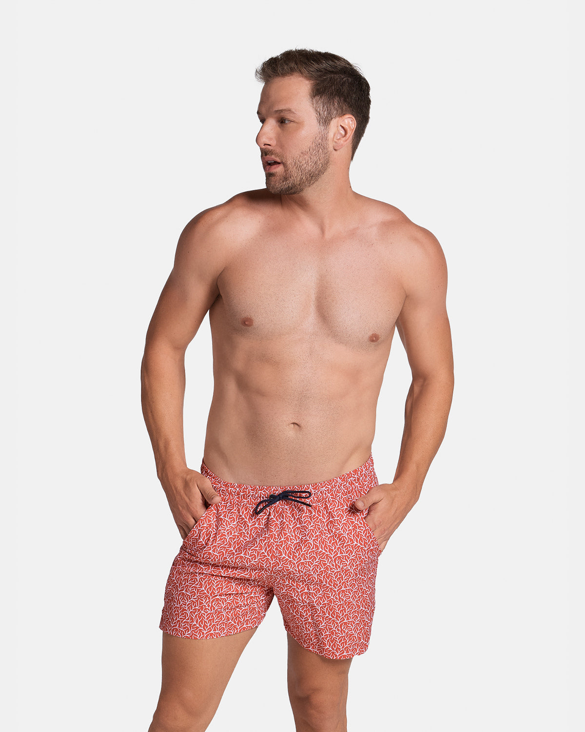 5" Eco-Friendly Men's Swim Trunk with Soft Inner Mesh Lining