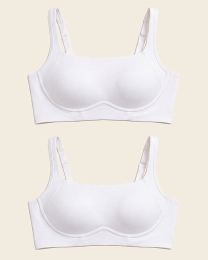 2-Pack Everyday Wireless Support Bras