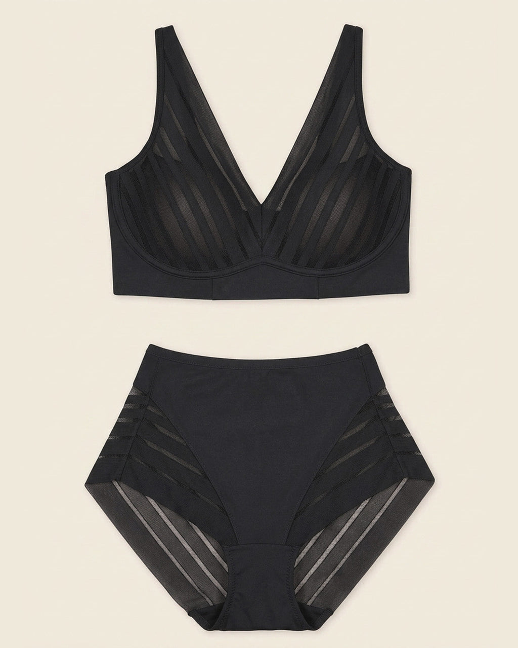 Daily Bra & Stripe Undetectable in Black