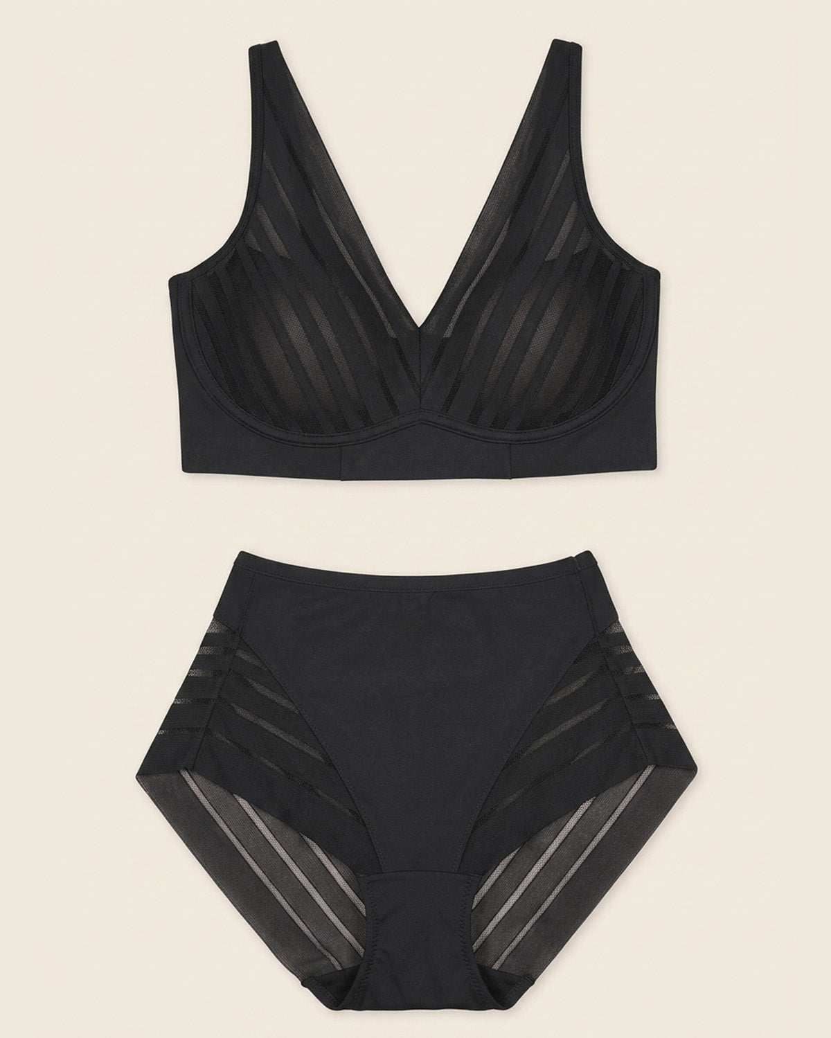 Daily Bra & Stripe Undetectable in Black