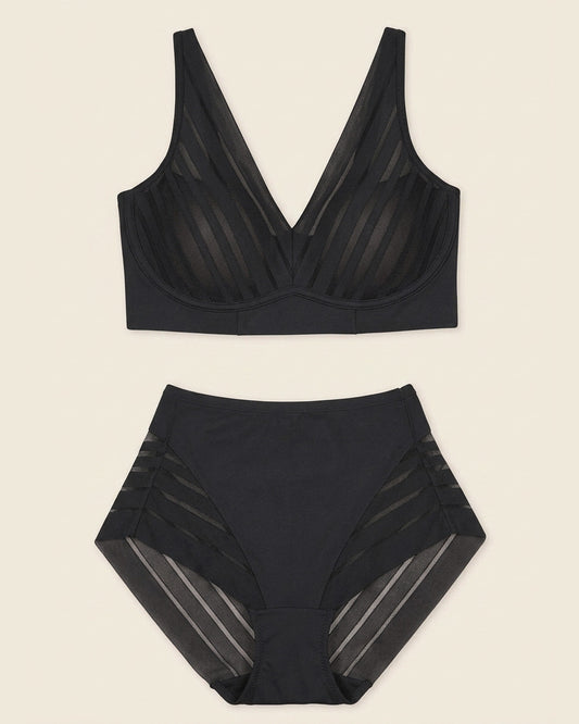 Daily Bra & Stripe Undetectable in Black