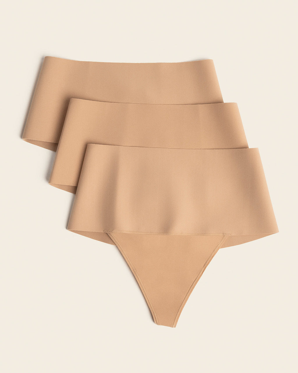 3-Pack High-Tech High-Waisted Sculpting Thongs