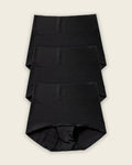 3-Pack Mostly Covered Invisible Microfiber Boyshort Panties