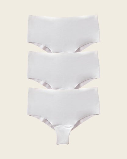 3-Pack Totally Seamless Mid-Rise Microfiber Cheeky Panties