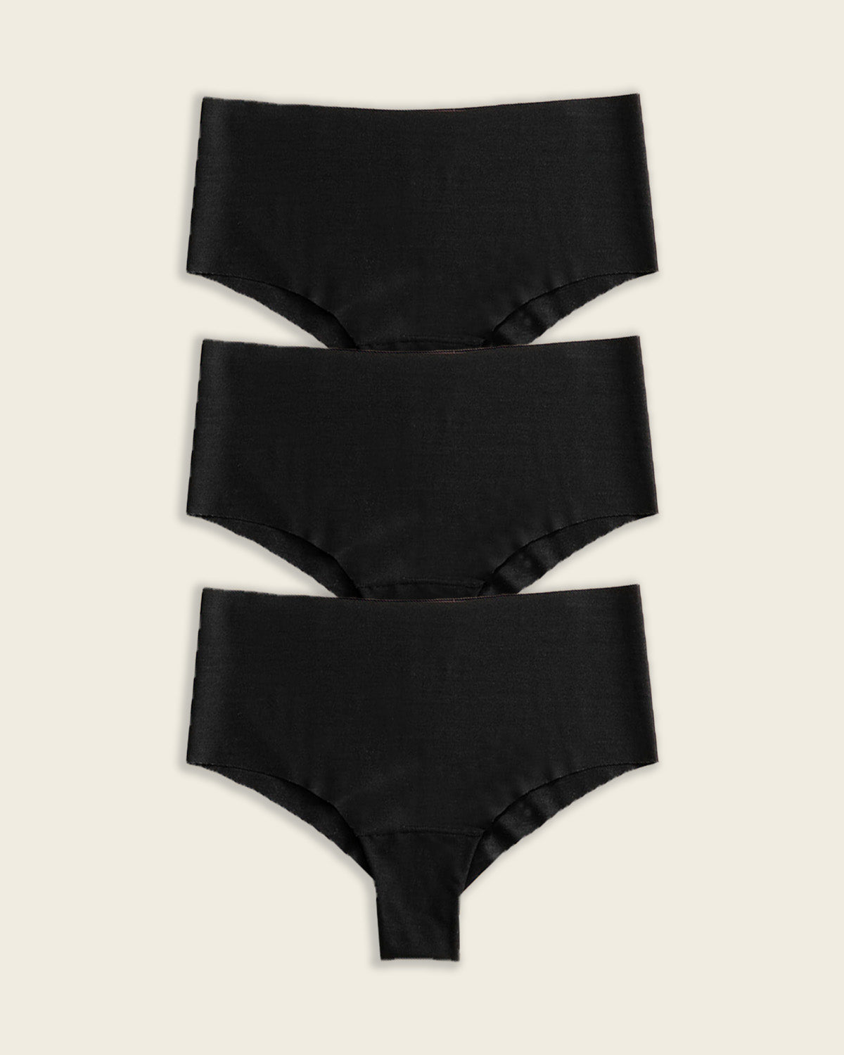 3-Pack Totally Seamless Mid-Rise Microfiber Cheeky Panties