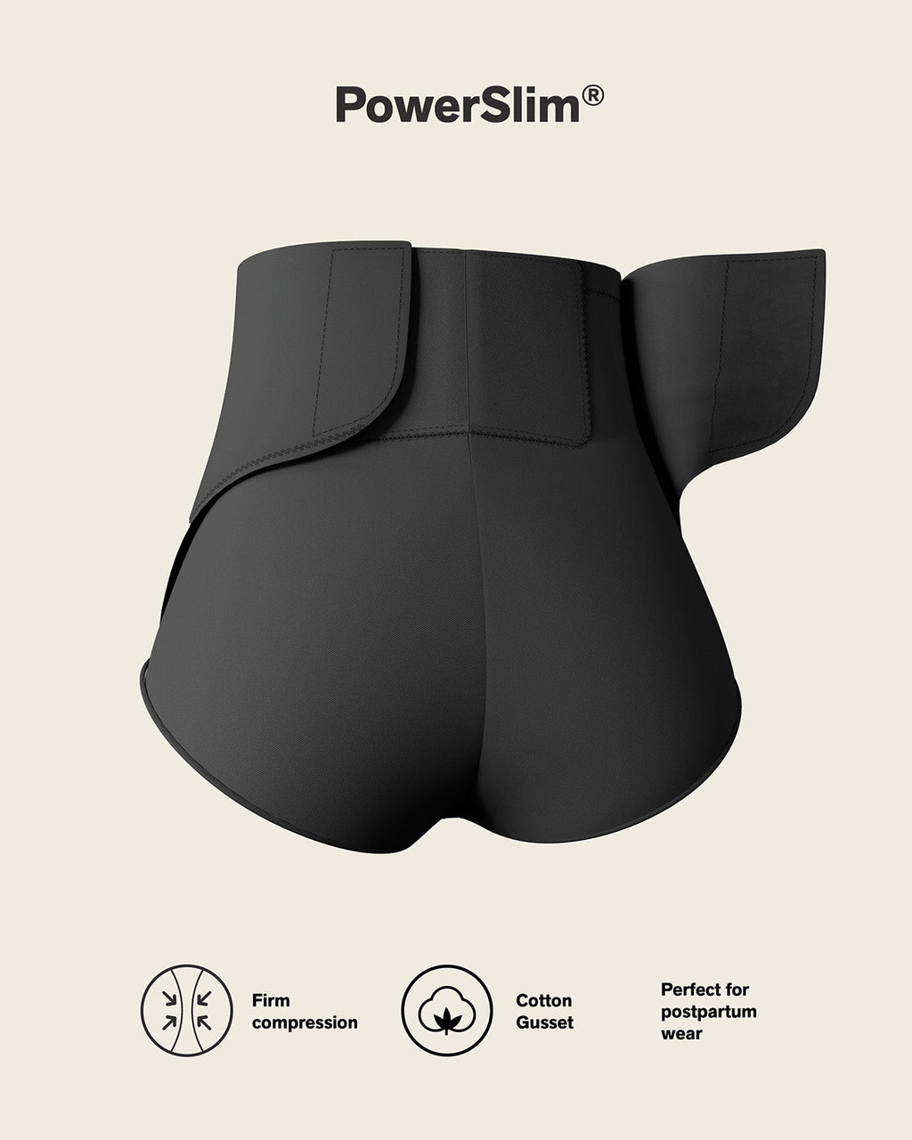Post-Surgical Velcro Closure Firm Compression Panty