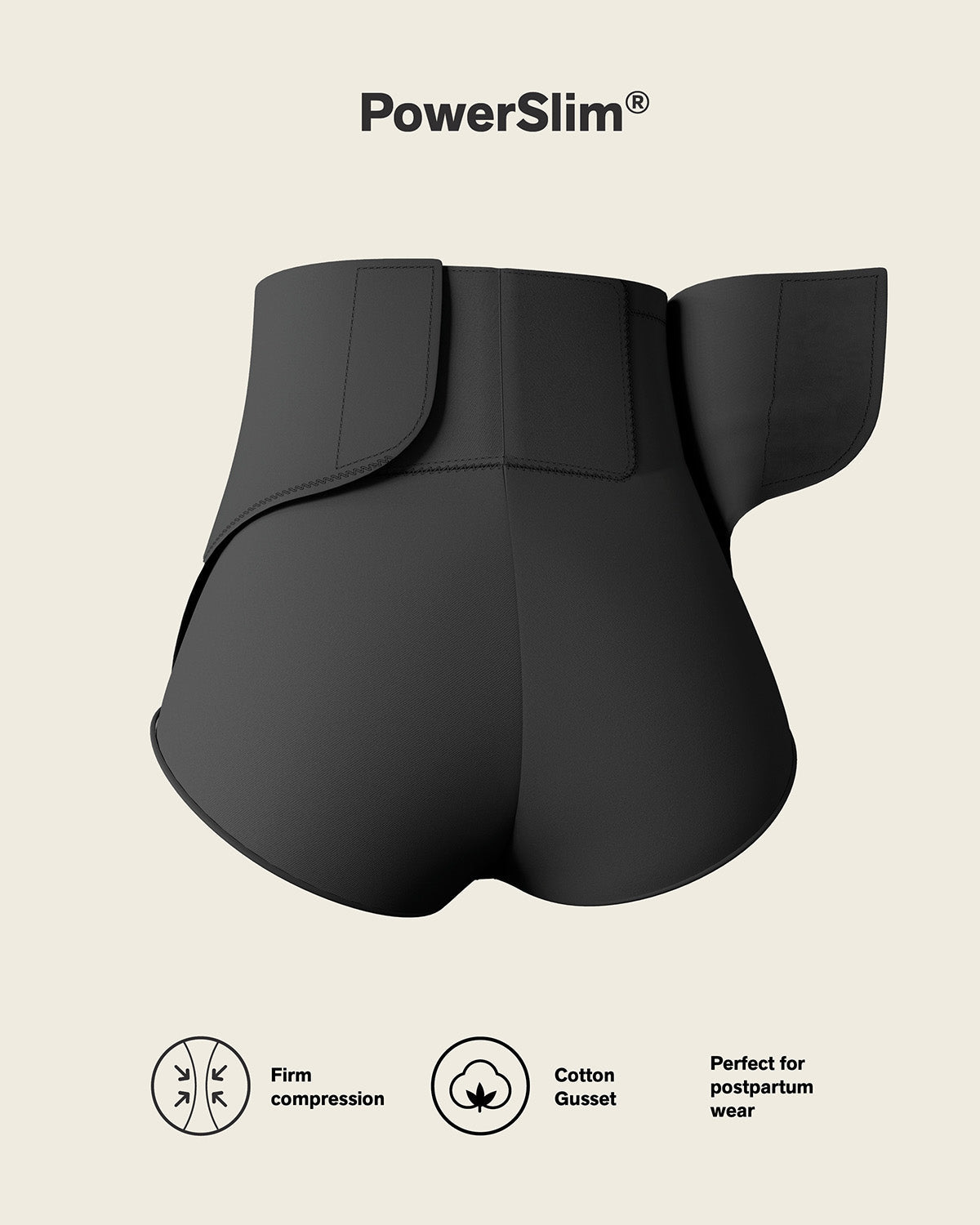 Post-Surgical Velcro Closure Firm Compression Panty