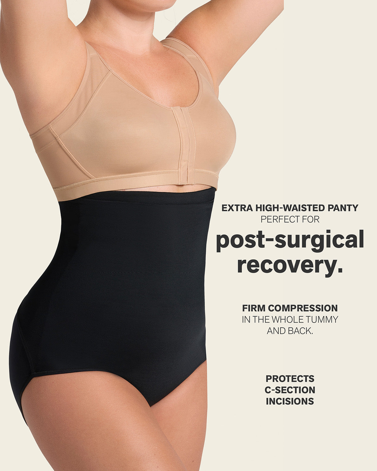 Post-Surgical Velcro Closure Firm Compression Panty